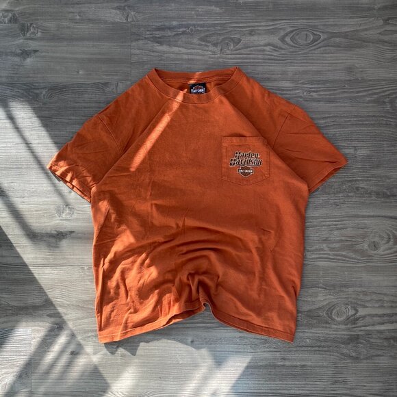 Vintage Pirate Harley-Davidson T-Shirt - Picture 1 of 6